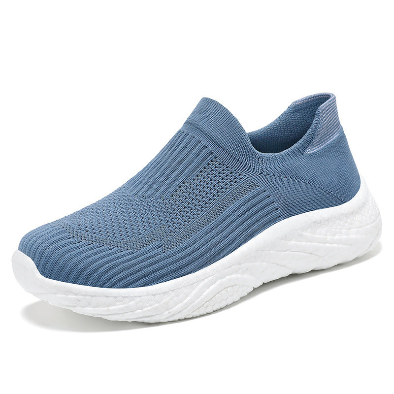 New Flying Woven Women's Shoes Men's And Women's Casual Shoes