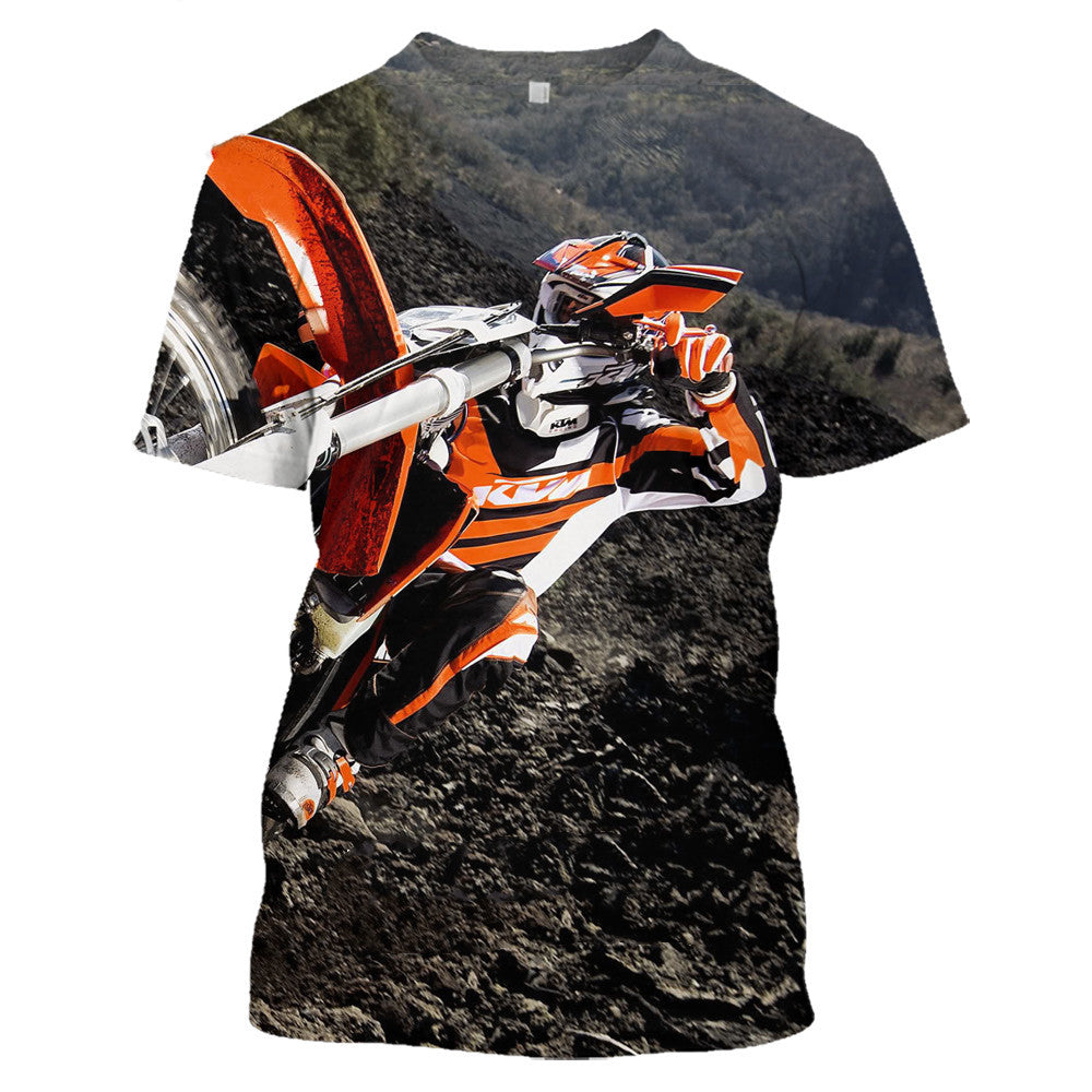 3D Digital Printing Men's Short Sleeve Casual