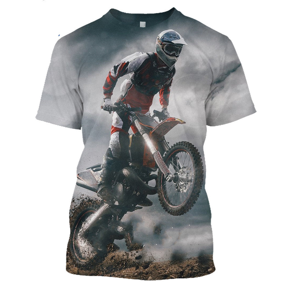 3D Digital Printing Men's Short Sleeve Casual