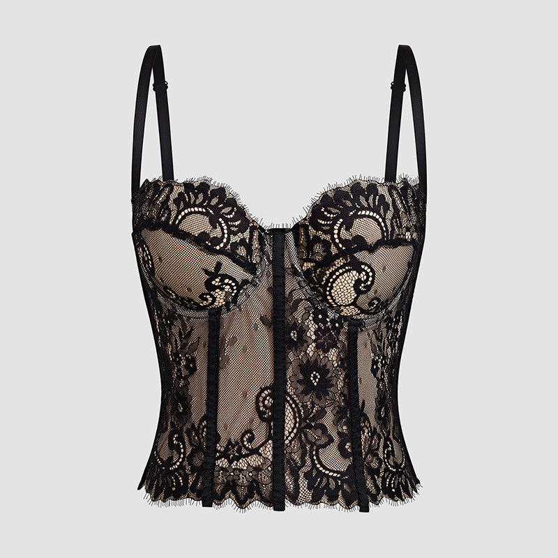 Women's Fashion Fishbone Corset Lace Small Sling