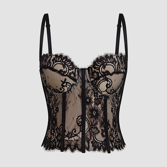 Women's Fashion Fishbone Corset Lace Small Sling