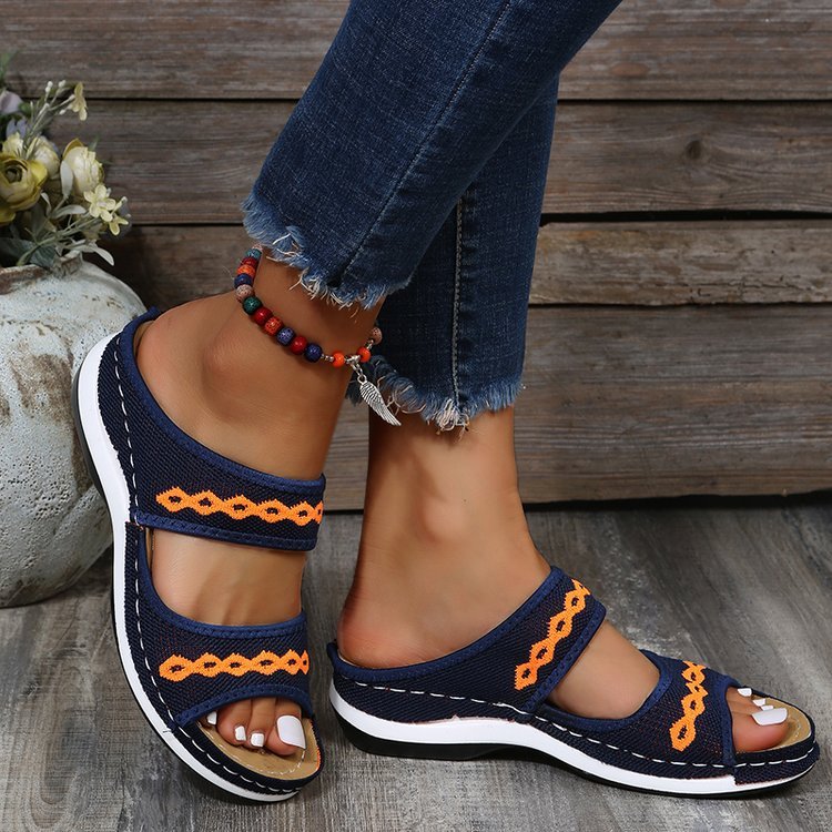 Women's Sandals Retro Wedge Slippers Outdoor Summer
