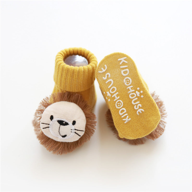 Baby Socks - Soft Cotton Infant Socks with Animal Designs