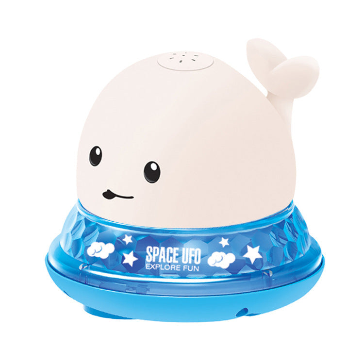 Baby Whale Bath Toy - Floating Water Spraying Toy with LED Lights