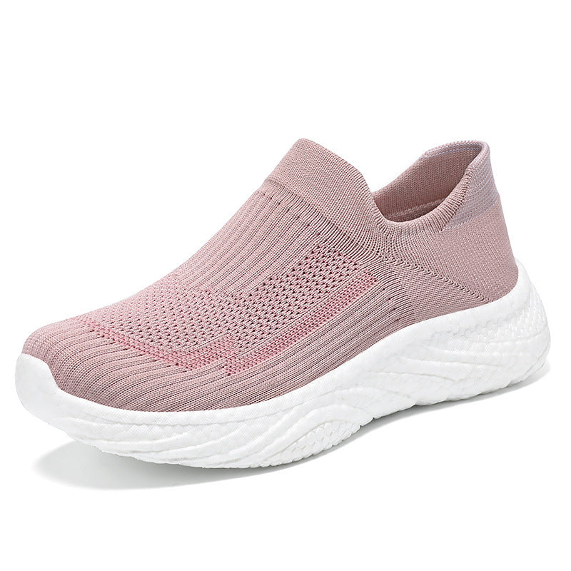 New Flying Woven Women's Shoes Men's And Women's Casual Shoes