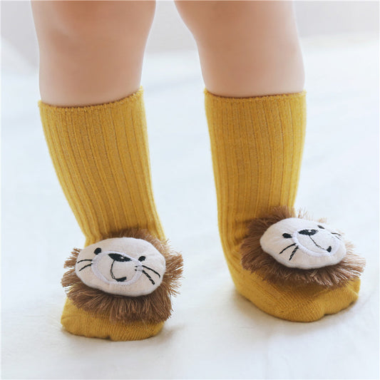 Baby Socks - Soft Cotton Infant Socks with Animal Designs