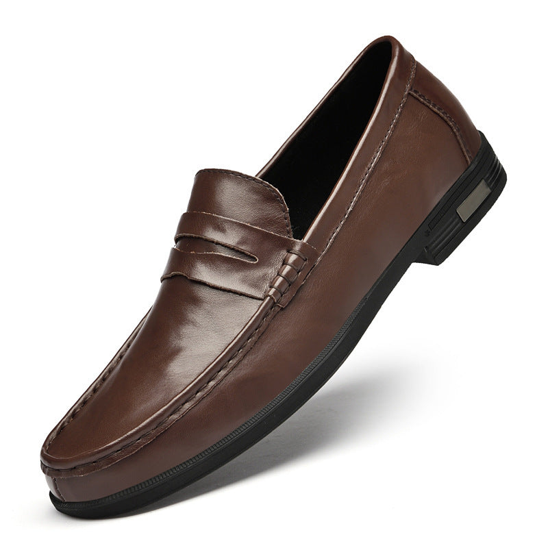 Men's British Style Breathable Leather Casual Shoes