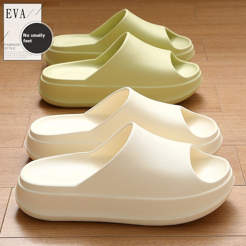 Women's Peep-toe Bathroom Home Slippers Outdoor Non-slip Beach Shoes
