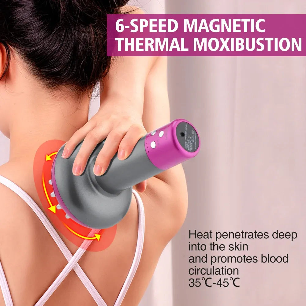EMS Heat Therapy Guasha Massager
