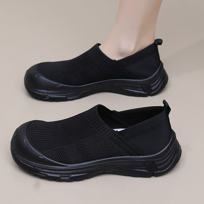 Women's One Pedal Shoes Lazy Soft Bottom Not Tired Feet Breathable Shoes