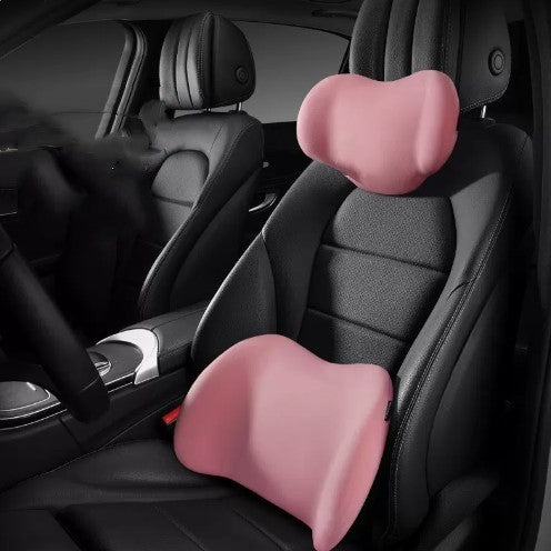 Car Headrest Neck Protection Waist Back Cushion Seat Cushion Memory Cotton