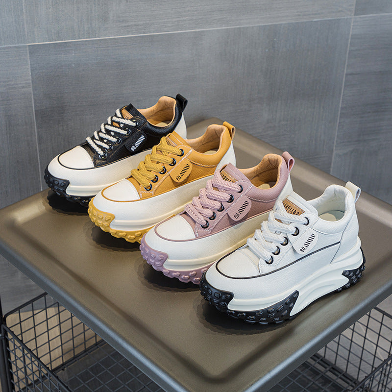 Women's Retro Platform Shoes - Fashion Statement Footwear