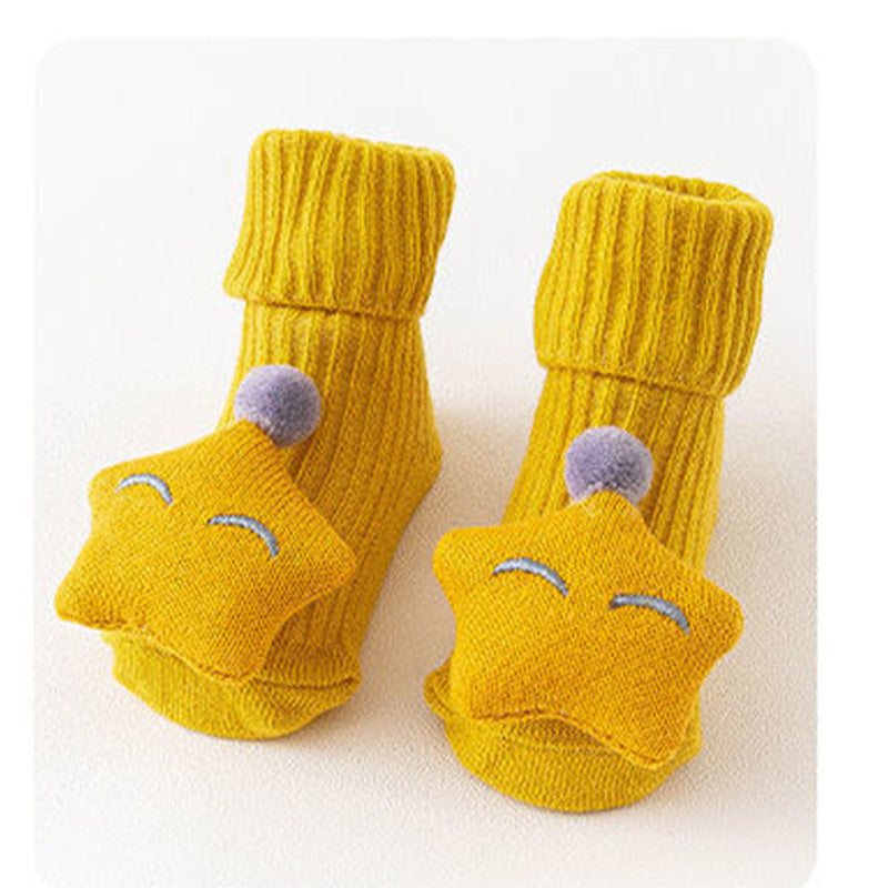 Baby Socks - Soft Cotton Infant Socks with Animal Designs