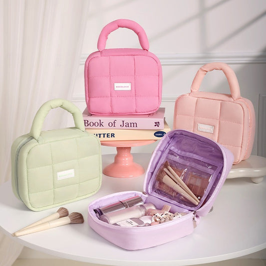 Women's Fashion New Puff Square Storage Bag