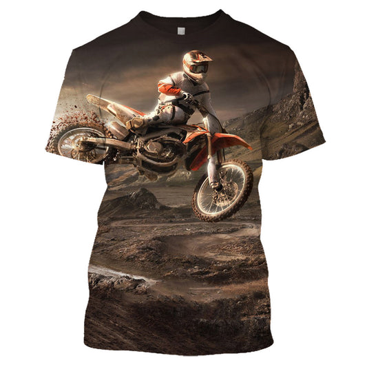 3D Digital Printing Men's Short Sleeve Casual