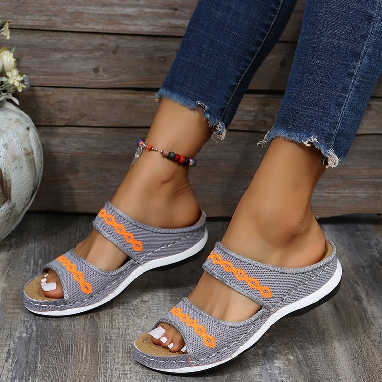 Women's Sandals Retro Wedge Slippers Outdoor Summer