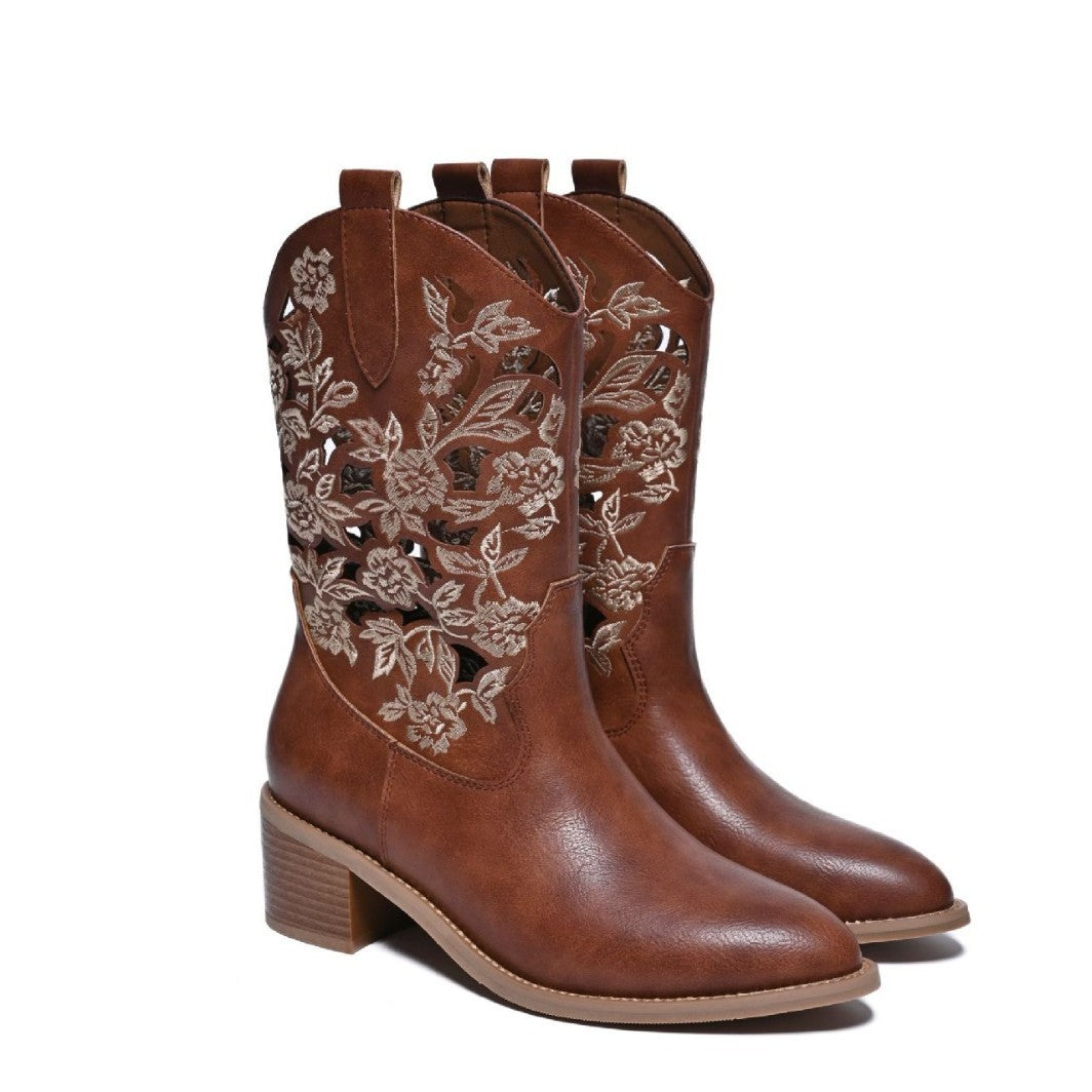 Women's Ankle Boots For Xinjiang Grassland