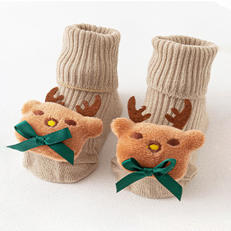 Baby Socks - Soft Cotton Infant Socks with Animal Designs
