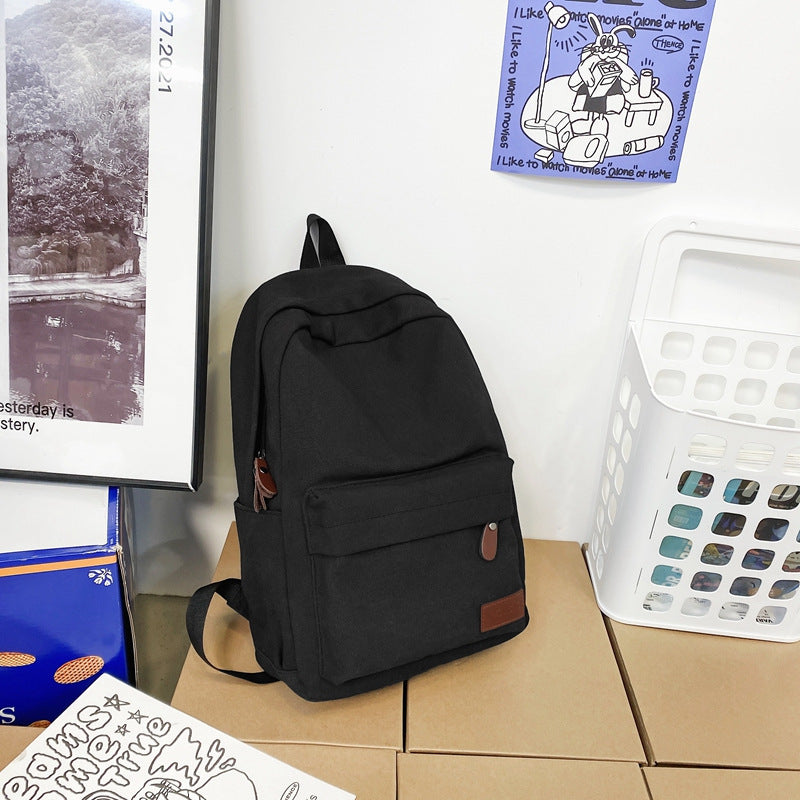 Canvas Backpack Large Capacity Outdoor Travel Oxford Cloth
