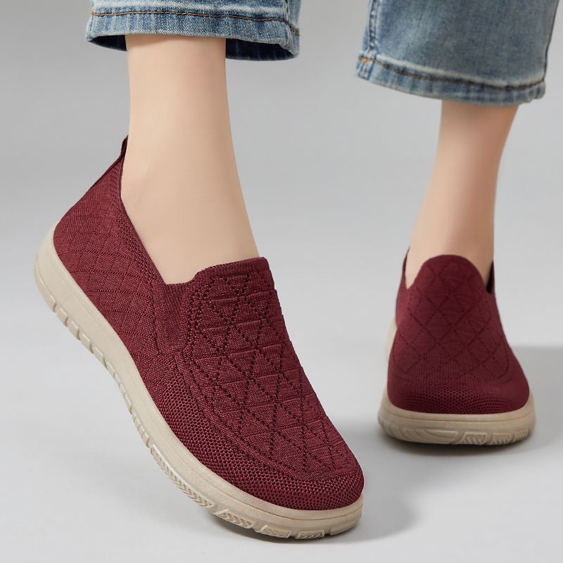 Women's Low-cut Flat Slip-on Soft Bottom Comfortable Shoes