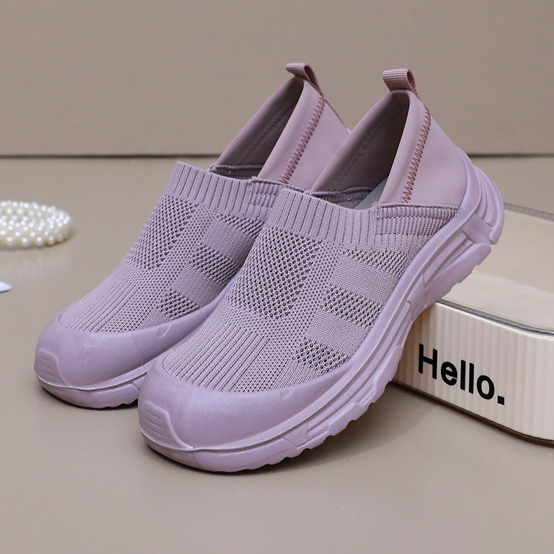 Women's One Pedal Shoes Lazy Soft Bottom Not Tired Feet Breathable Shoes