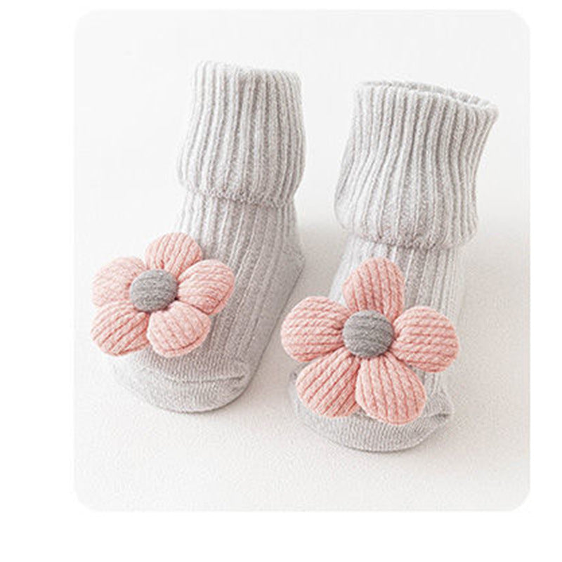 Baby Socks - Soft Cotton Infant Socks with Animal Designs