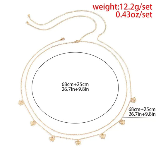 Women's Butterfly Waist Chain