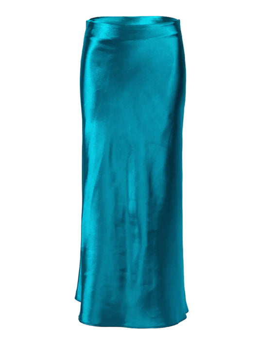 High-Waist A-Line Skirt